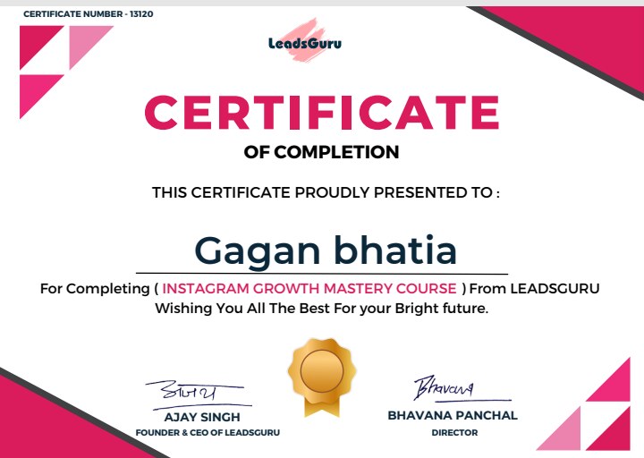 Certifications result 4
